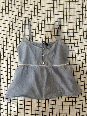 Summer top Ovs Fashion blue, like new, size S to M