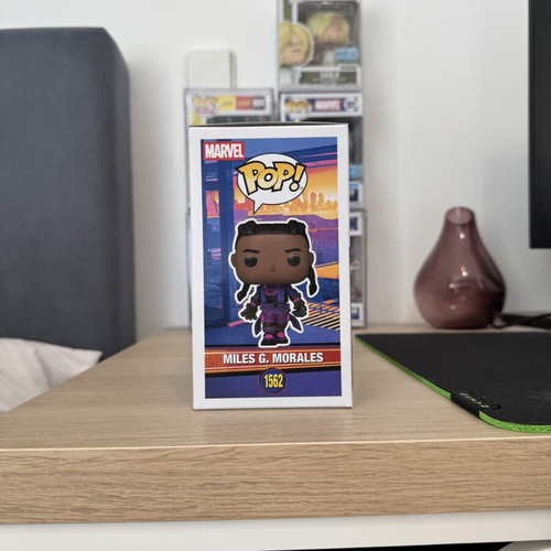 Funko Pop! Spider-Man Across the Spiderverse Miles G. Morales #1562 Limited Edition 9500 pcs GITD