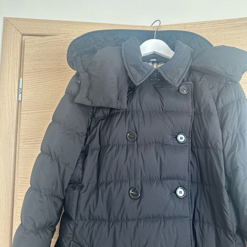 Burberry μπουφάν puffer μεσαίου μήκους σαν καινούργιο, μαύρο