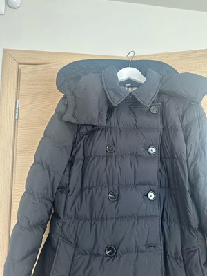 Burberry μπουφάν puffer μεσαίου μήκους σαν καινούργιο, μαύρο