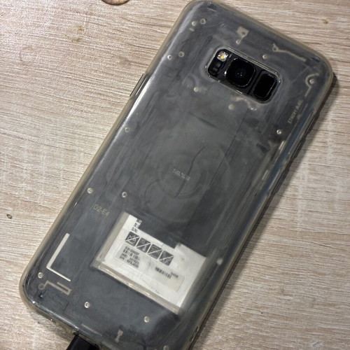 Samsung Galaxy S8 used, no back glass, 64GB, black