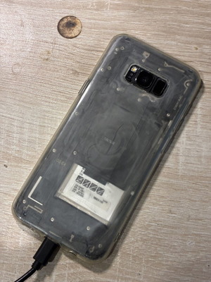 Samsung Galaxy S8 used, no back glass, 64GB, black