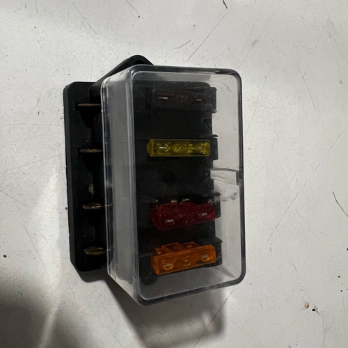 Fuse box 4 positions like new with various car fuses