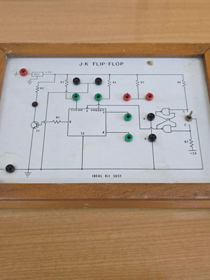 Ideal Kit 5051 J-K Flip-Flop educational board used