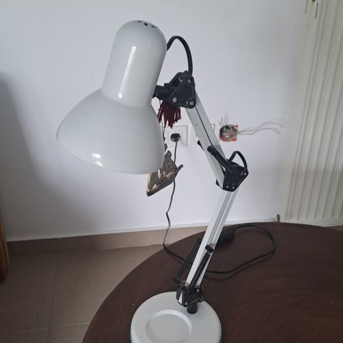 Architectural desk lamp like new with decorative boat gift