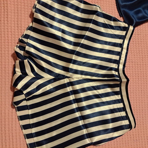 Marks & Spencer vintage sleepwear set satin, blue and white, like new