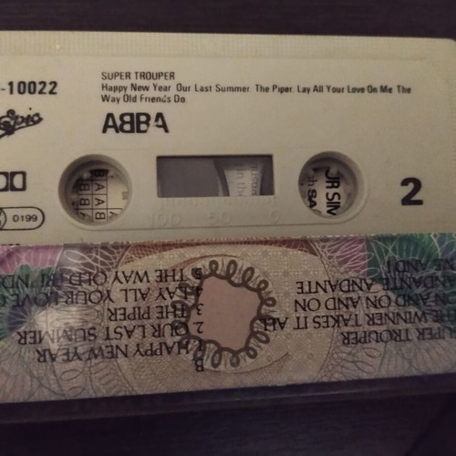 ABBA Super Trouper cassette used