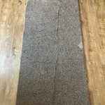 Runner used 0.70 x 1.40 solid color with marks