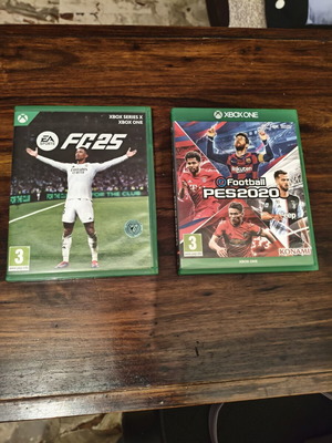 Pro Evolution Soccer 2020 και Fifa FC25 Xbox games σαν καινούργιο, πακέτο 2
