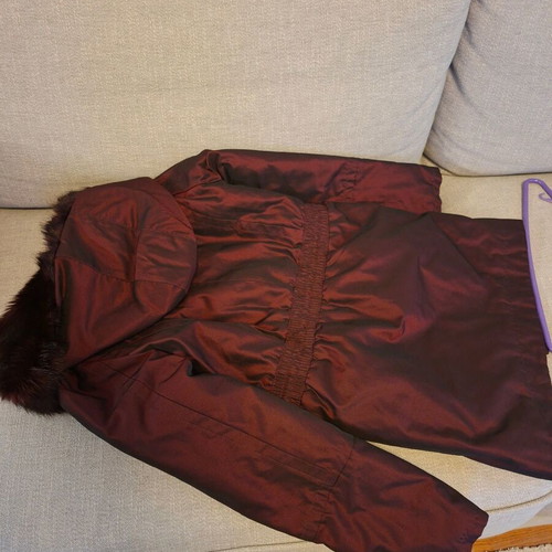 Ted Baker anorak burgundy like new, size M 38 10 UK