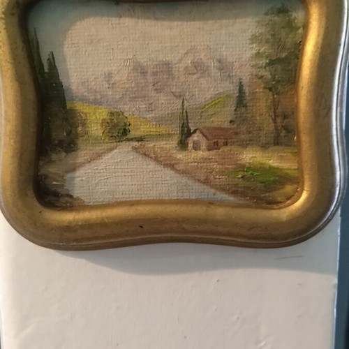 Triptych oil paintings on canvas like new