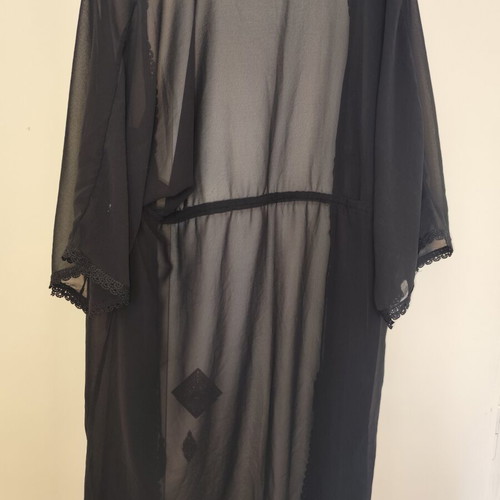 Black beach kimono XXXL used, very good condition