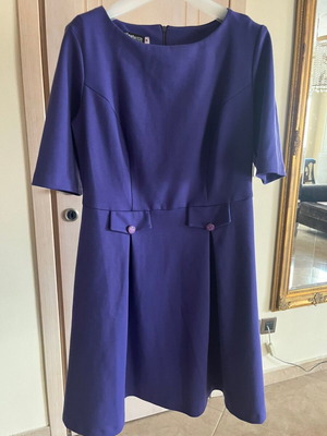 Tisato club exclusive short-sleeve winter dress M/L, blue purple