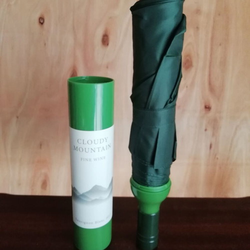 Wine Bottle Green Umbrella new