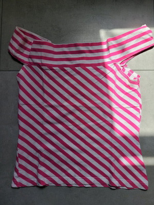 Vera Moda top used, size S, white and pink