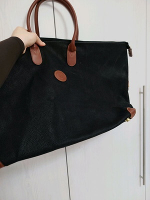Τσάντα David Jones ταξιδιού σαν καινούργια, μαύρο και καφέ χειρός