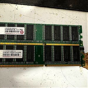 Trancend 1G DDR 400 CL3 2x1 GB