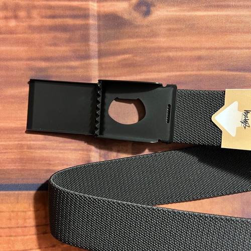 Stussy belt black slightly elastic new