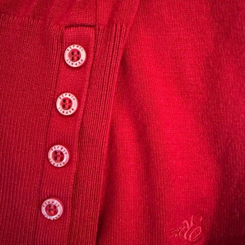 Esprit women's knitted sweater red size M like new