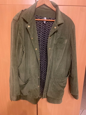 Nadia Rapti Dual Force Jacket XS χακί σαν καινούργιο, κοτλέ