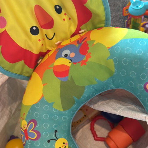 Various children's toys used