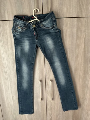 Jeans like new, size XS, blue