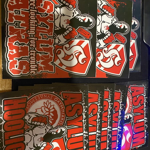Asylum Door 7 Patras Stickers new, pack of 10