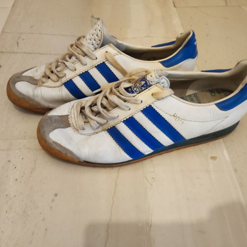 adidas gazelle silver green womens Vintage Adidas Rom Sneakers US 9 – dla dushy main image 0