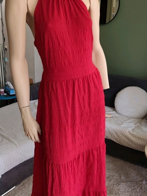 Red dress new, summer style, size L