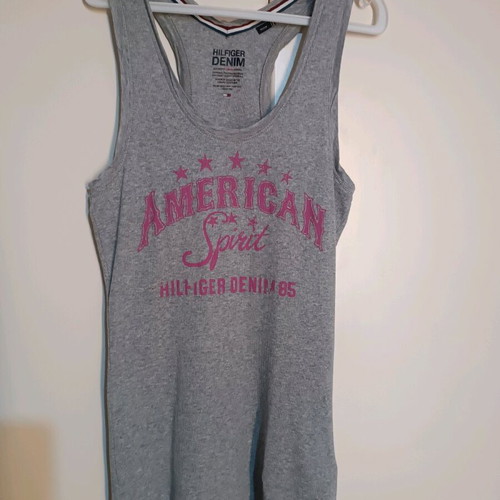 Tommy Hilfiger grey tank top like new