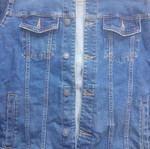 Denim jacket Pull & Bear used, blue, size M