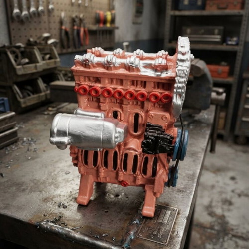 Mini Car Engine Decorative Model like new