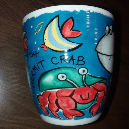 Porcelain mug 500 ml like new, large