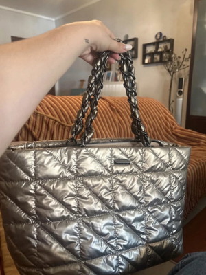 Bag to Bag silver new with crossbody strap