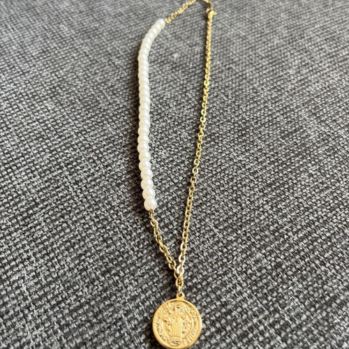 Konstantinato necklace new with pearls and steel