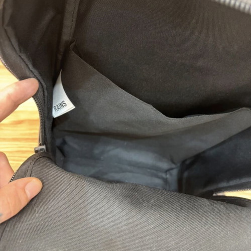 Rains Trail Rucksack new, waterproof black backpack 13.6L