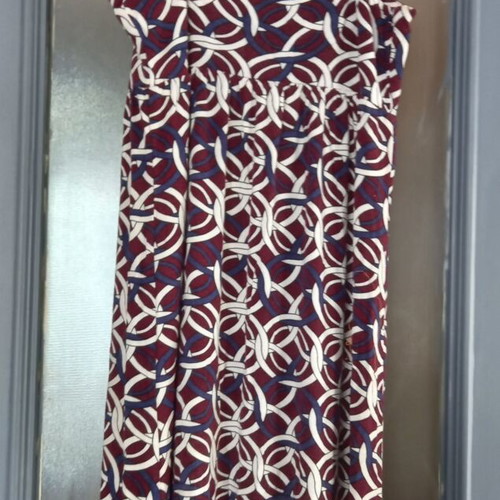 Sweeleess maxi dress like new, viscose, red and purple