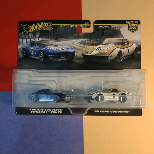 Hot Wheels Corvette Premium Car Culture 2-Pack New