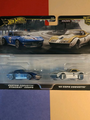 Hot Wheels Corvette Premium Car Culture 2-Pack New