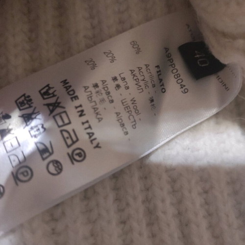 Atos Lombardini sweater used, white, size L
