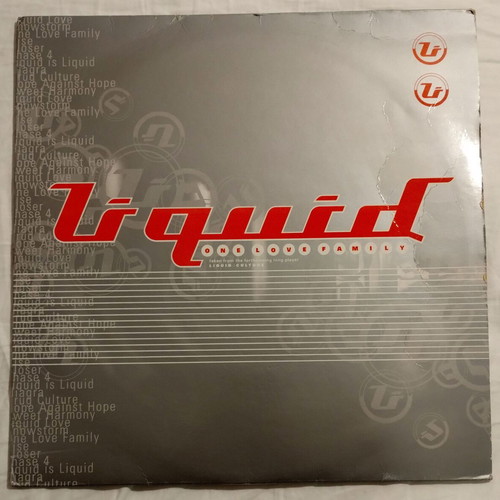 Liquid One Love Family vinyl used, electronic music