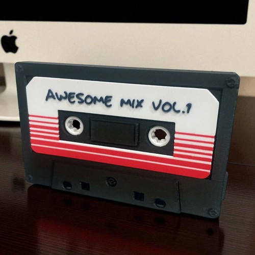 Awesome Mix Vol. 1 Cassette Lightbox New Guardians Inspired Retro Lamp