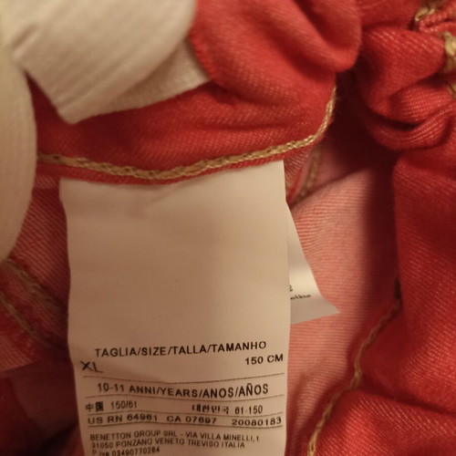 Benetton pants like new for 10-11 years old, 150 cm