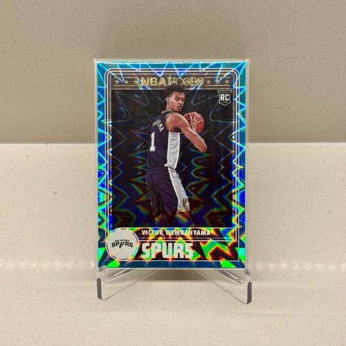 Victor Wembanyama 2023-24 Panini NBA Hoops Tribute Teal Explosion card new