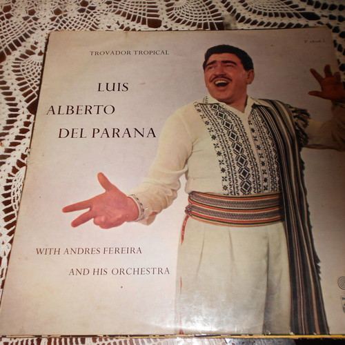 Old 33" records used with various artists and soundtracks