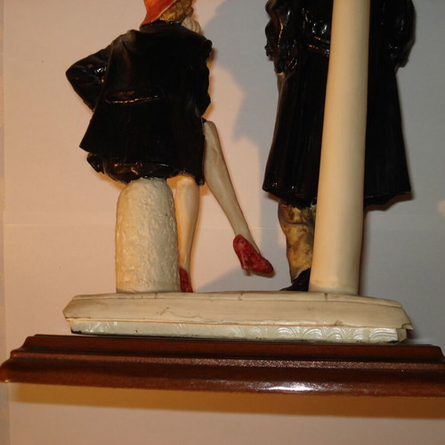 Figurines couple used, 28cm, 1500g