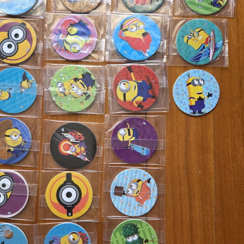 Minions Chipicao Tazos set of 33 new