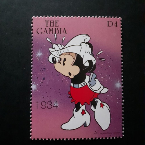 Minnie Mouse Stamp Set Thru The Years 1997, mint condition