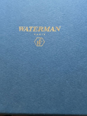Waterman pen dark blue, new, gift set