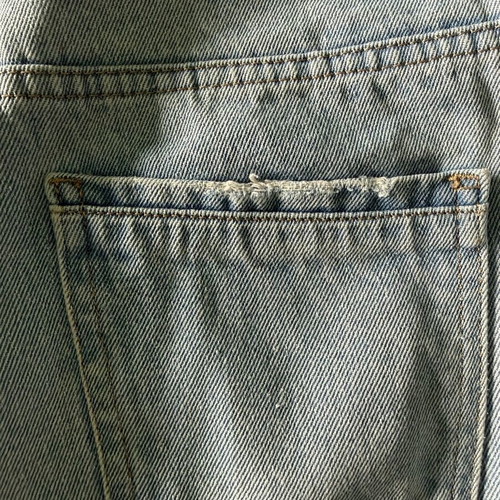 Sinsay Straight Jean like new, light blue with side buttons